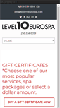 Mobile Screenshot of level10eurospa.com